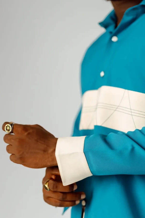 Aqua Axis Shirt - Image 3